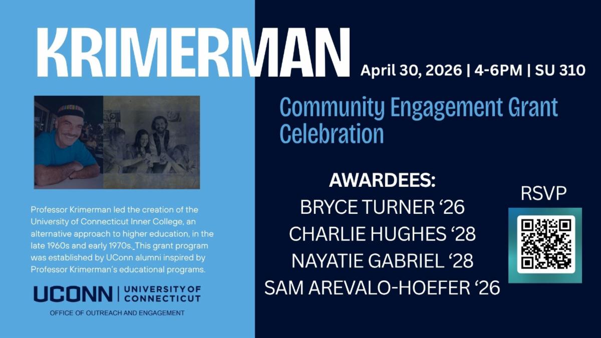 Krimerman Award celebration flyer