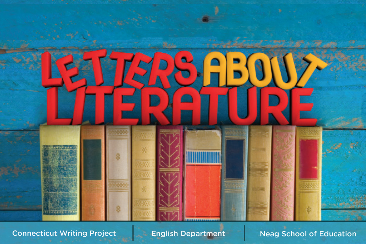 Logo of a book and on top it says "letters about literature". Connecticutâs 2026 Letters About Literature Contest Winners Named
