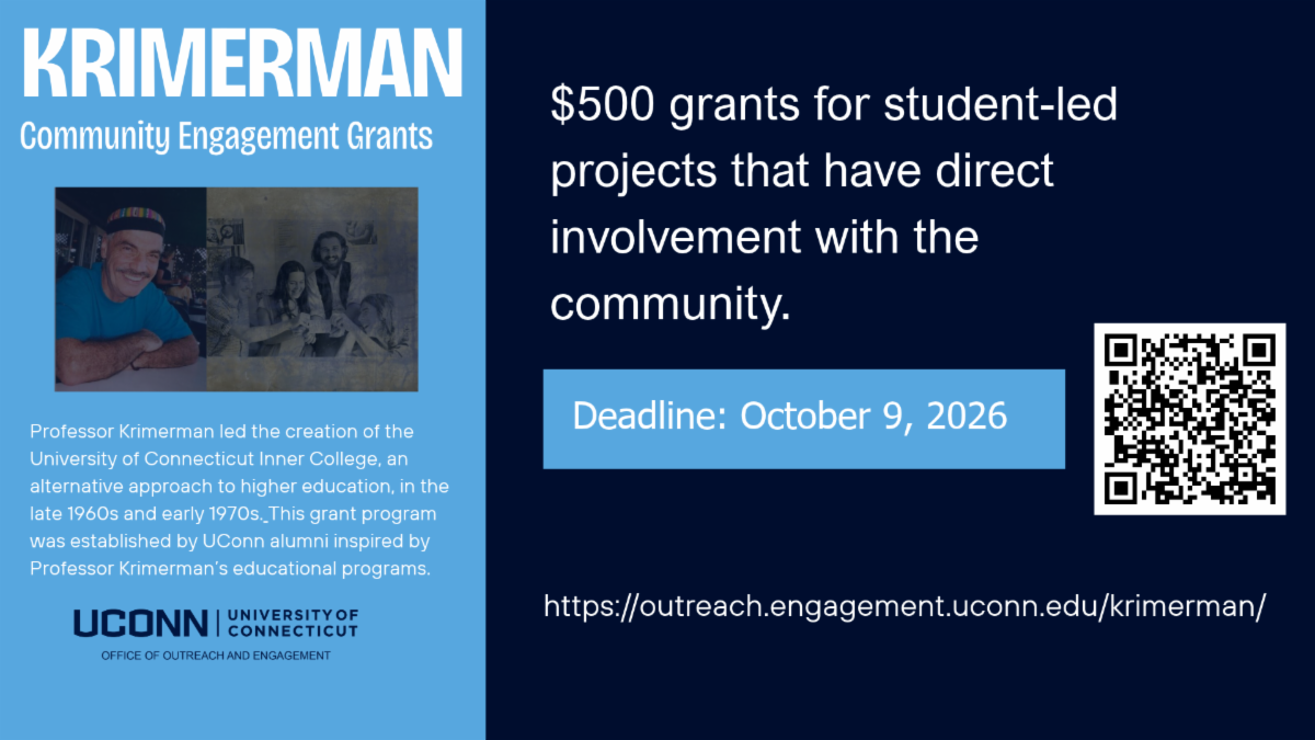 Flyer for Krimerman Grants