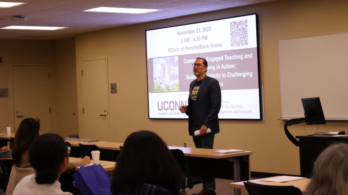 Mark Overmyer speaking at Conference