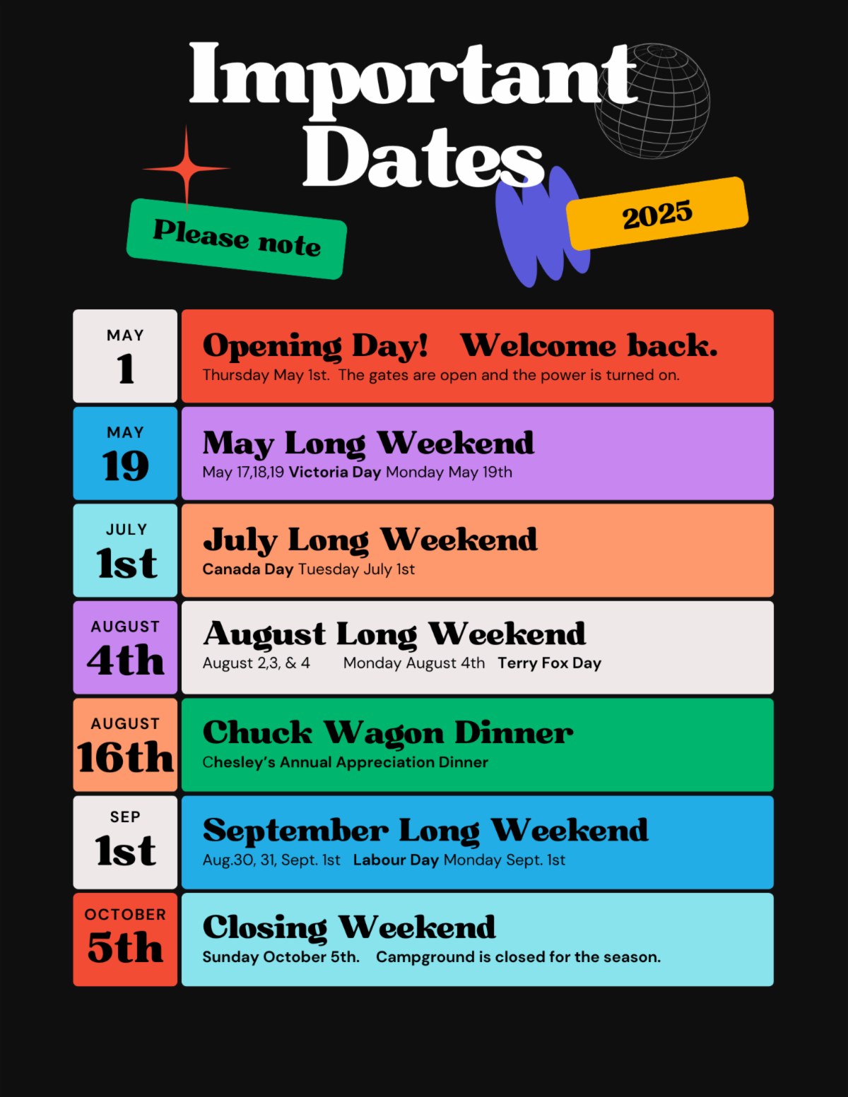 Playful Illustrative Upcoming Events Schedule Flyer.png