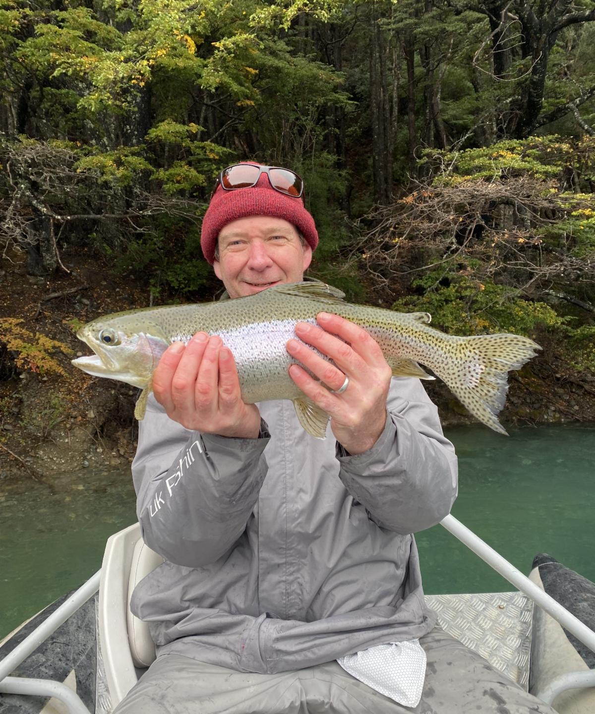 Chris Franklin holding a fish