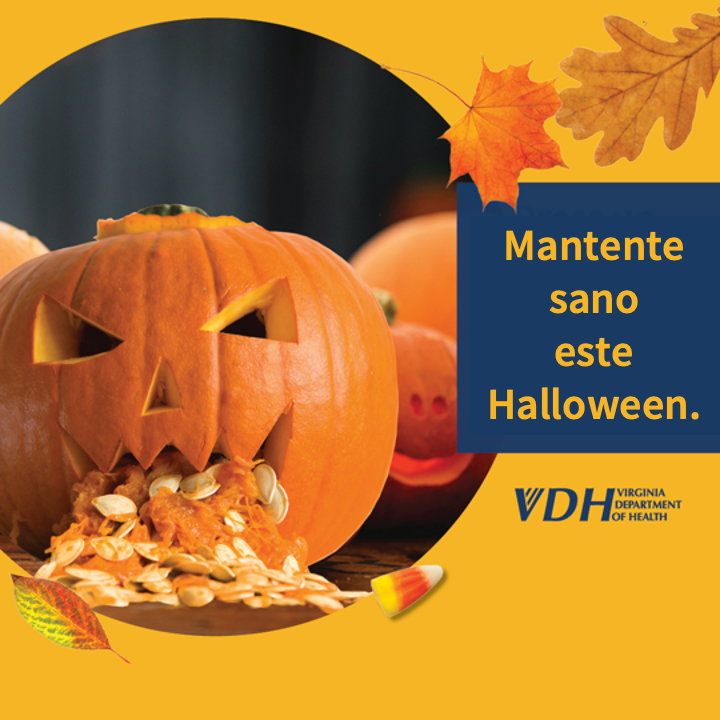 Mantente sano este Halloween.