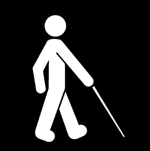 White cane icon