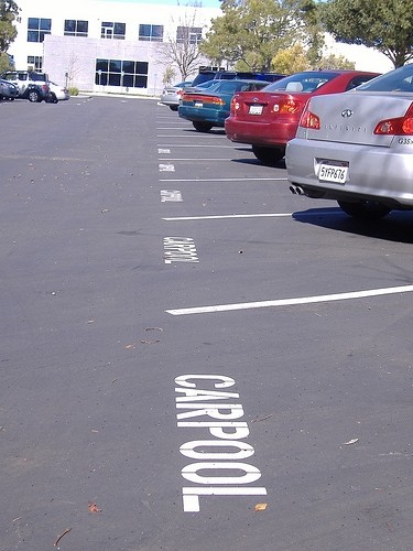 Carpool Preferential Parking Spaces