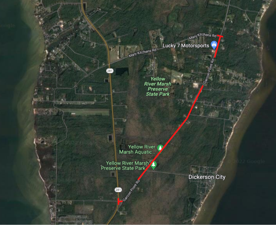 Portion of Garcon Point Road Closed