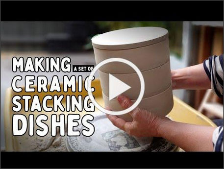 Video of making stacking dishes