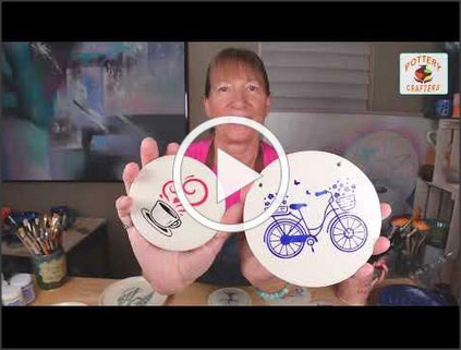 Silkscreening on clay video