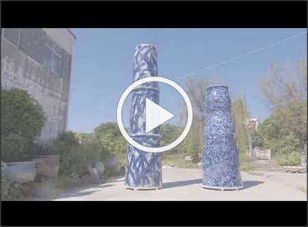 Felicity Aylieff towering sculptures video
