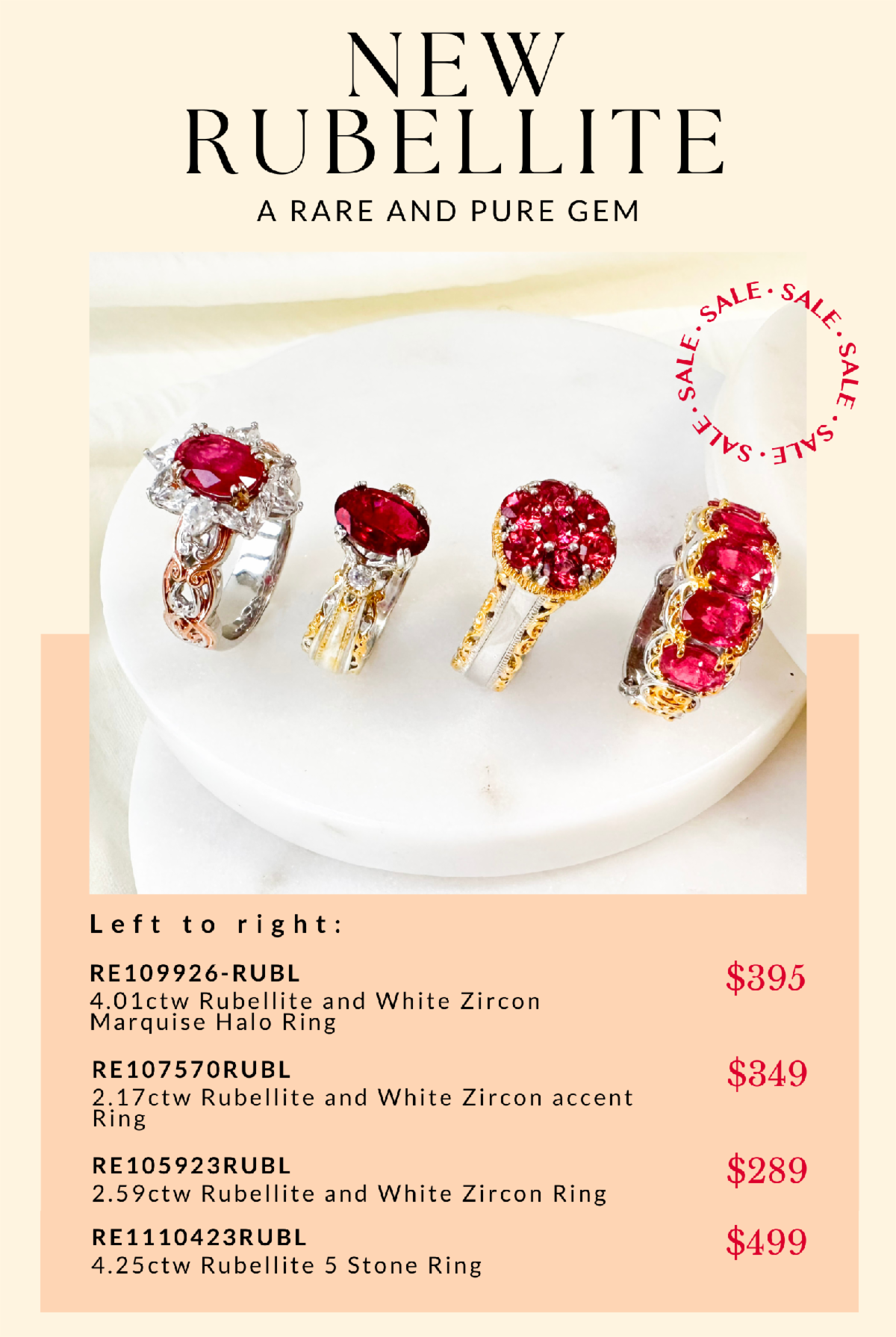 New Rubellite. Rare and Pure Gems En Vogue