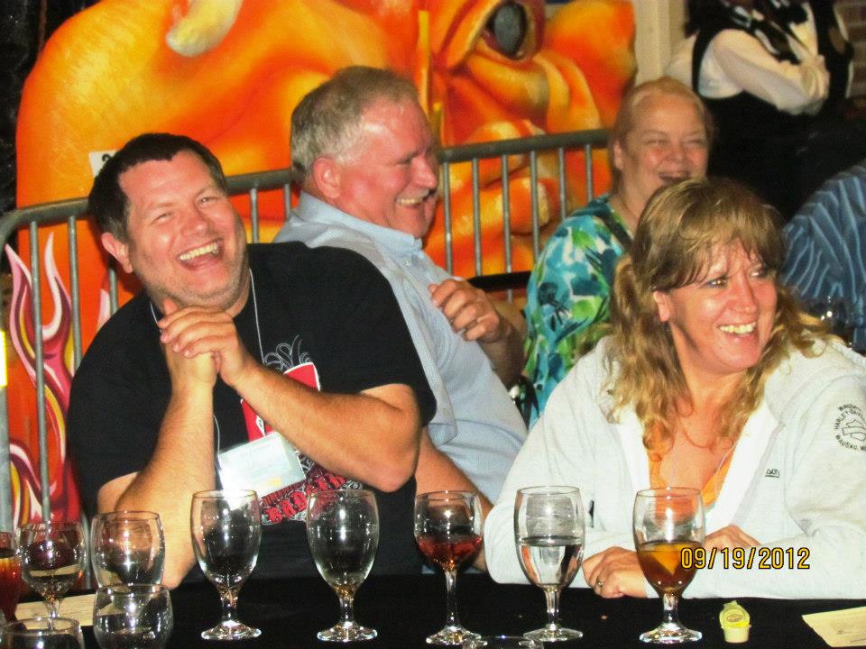 laughing guests