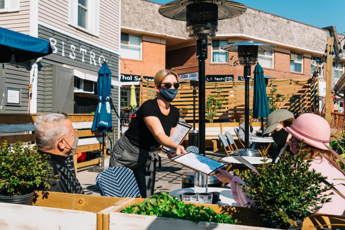 Patio season opens on April 13, Oakville Hilti Canada