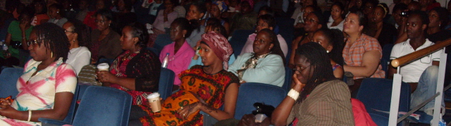 Fascinated audience at previous health event