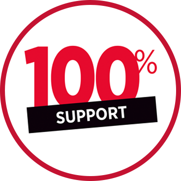 100% Support