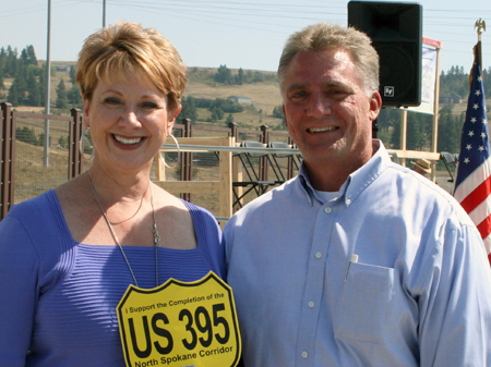A photo of Susan at the NSC groundbreaking