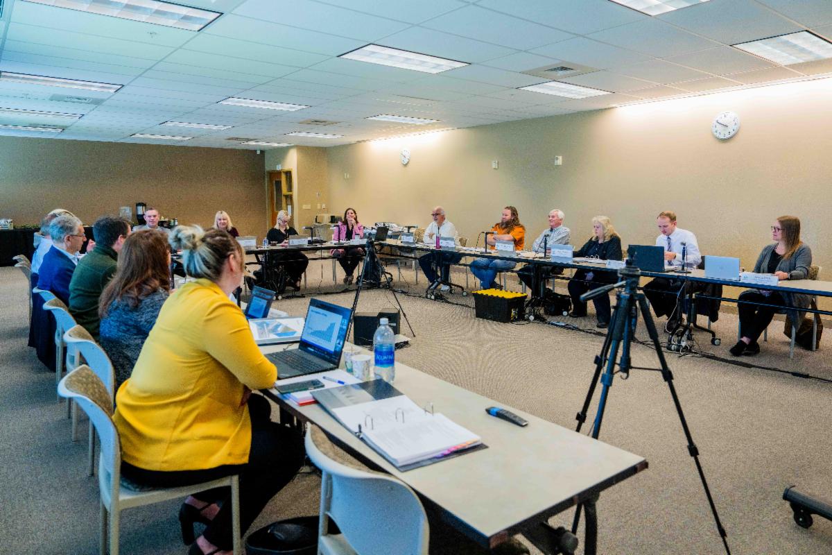 A photo of the STA Board at a fleet transition workshop