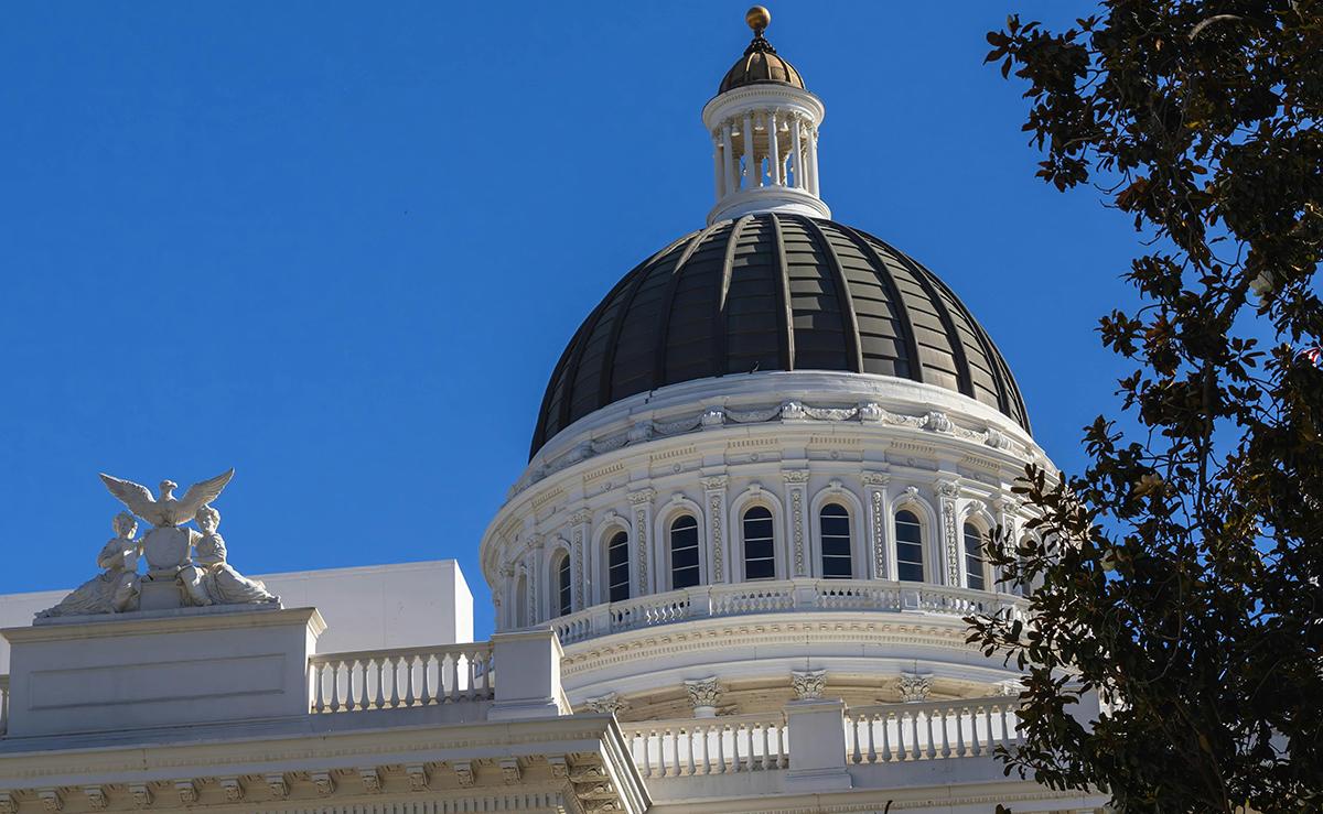 Dome of California Statehouse.