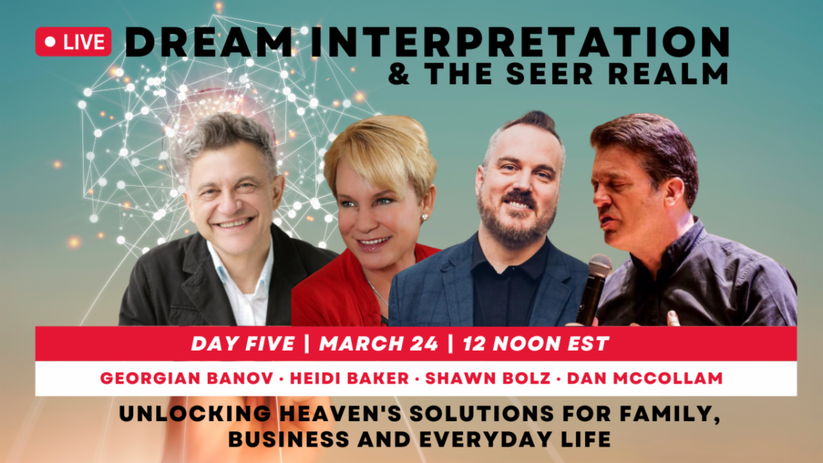 LIVE TODAY Day 5 Dream Interpretation with Shawn Bolz