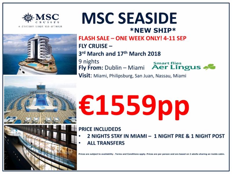 MSC Cruises FLASH SALE