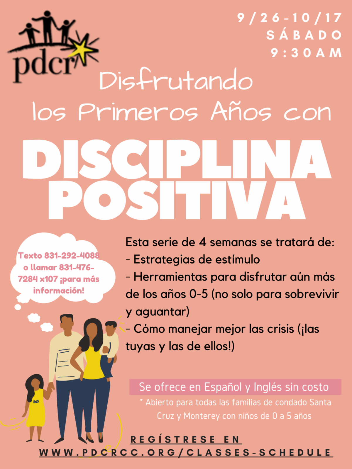 apoyo para familias con hijos 0 a 5