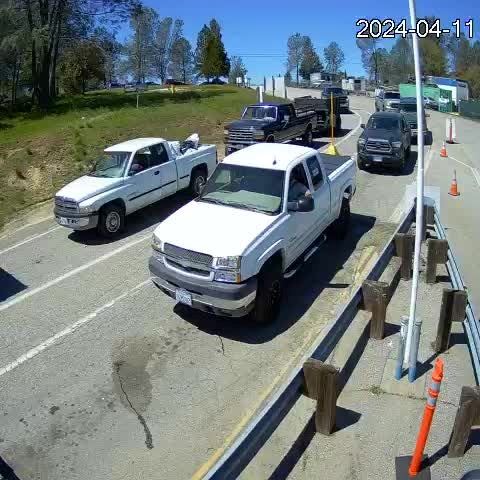 Screen shot of webcam at McCourtney Road Transfer Station