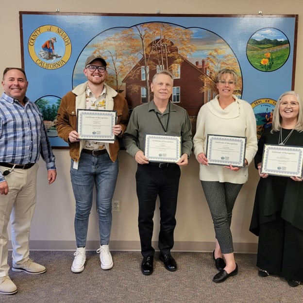 Four participants in 2023 Nevada County Mentorship Program