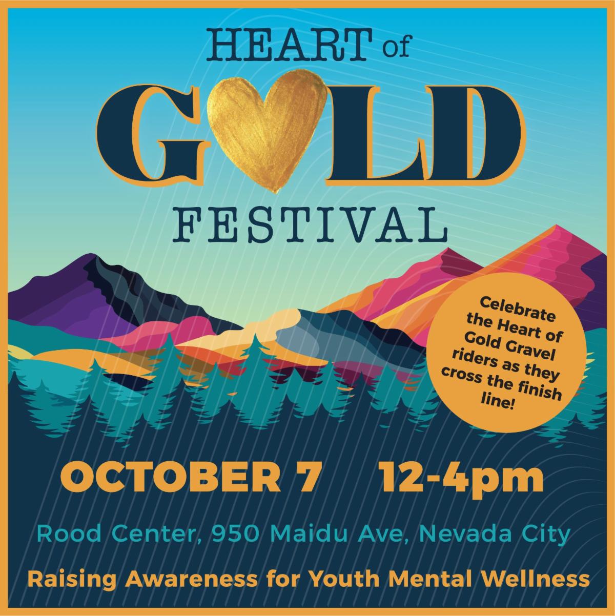 Poster for Heart of Gold Festival Oct. 7