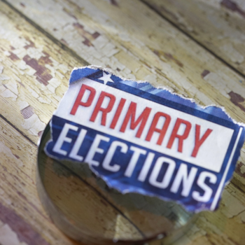 Graphic saying "Primary Election" 