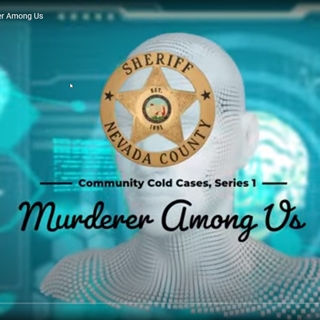 Logo for Sheriff video "Murderer Among Us"