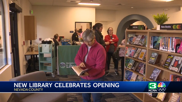 KCRA TV report on new Bear River Library