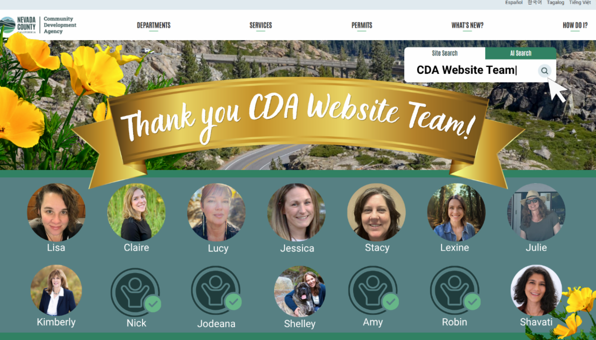 Nevada County CDA Team Update - May 2026