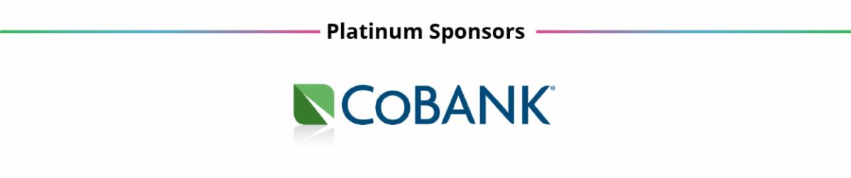 Platinum Sponsors CoBank 