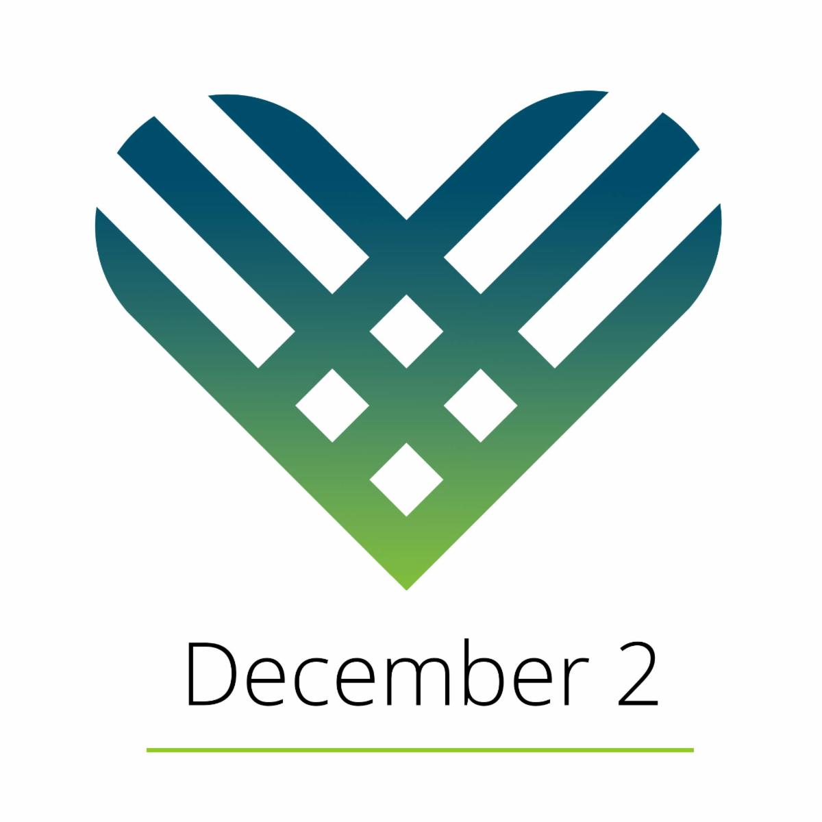 GivingTuesday logo. December 2.