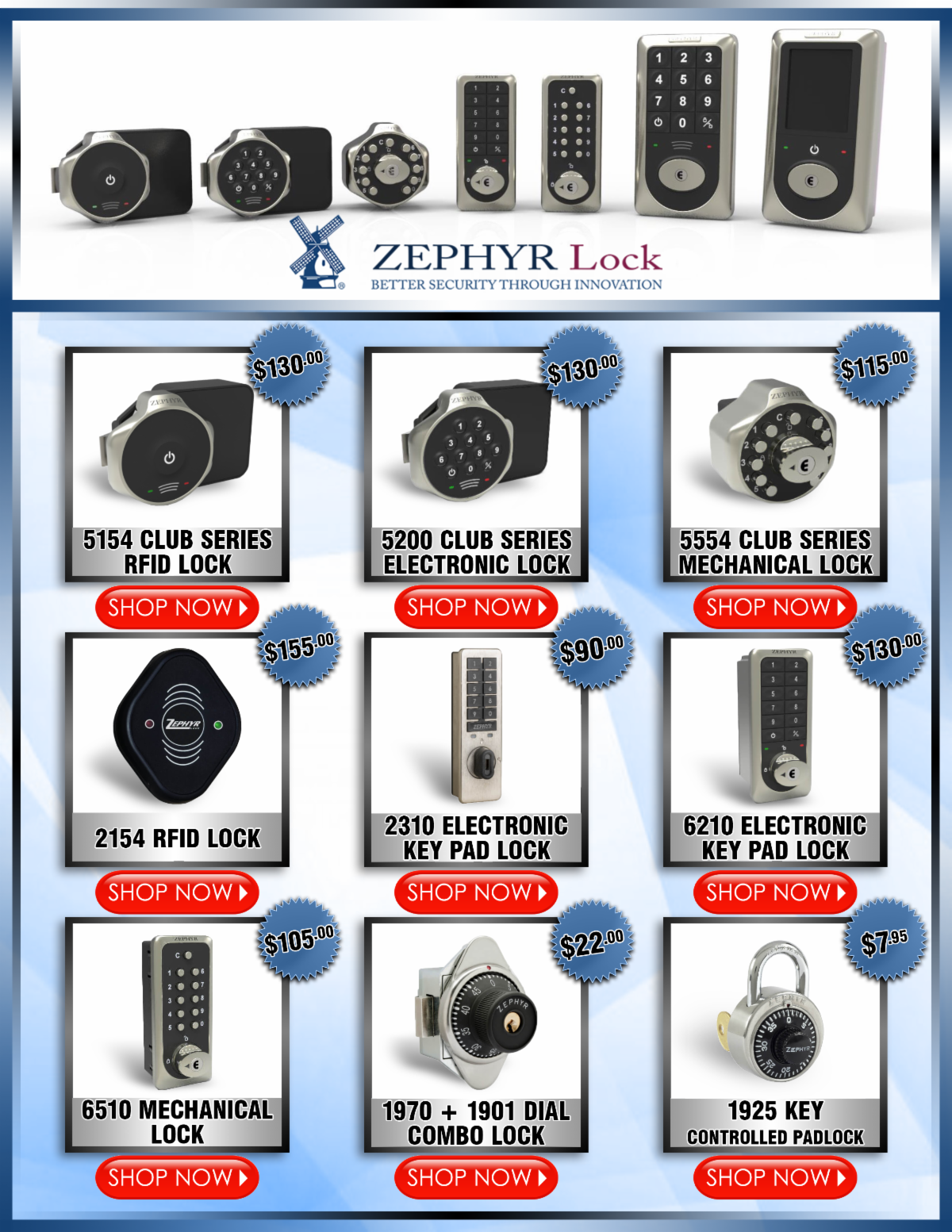IDEAL 2000 SERIES LOCKERS & ZEPHYR LOCKS! 👇👇👇
