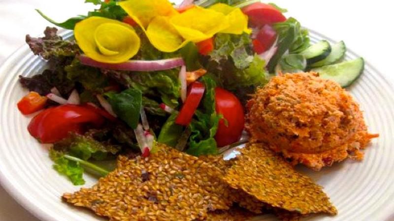 Mock Salmon and Crackers