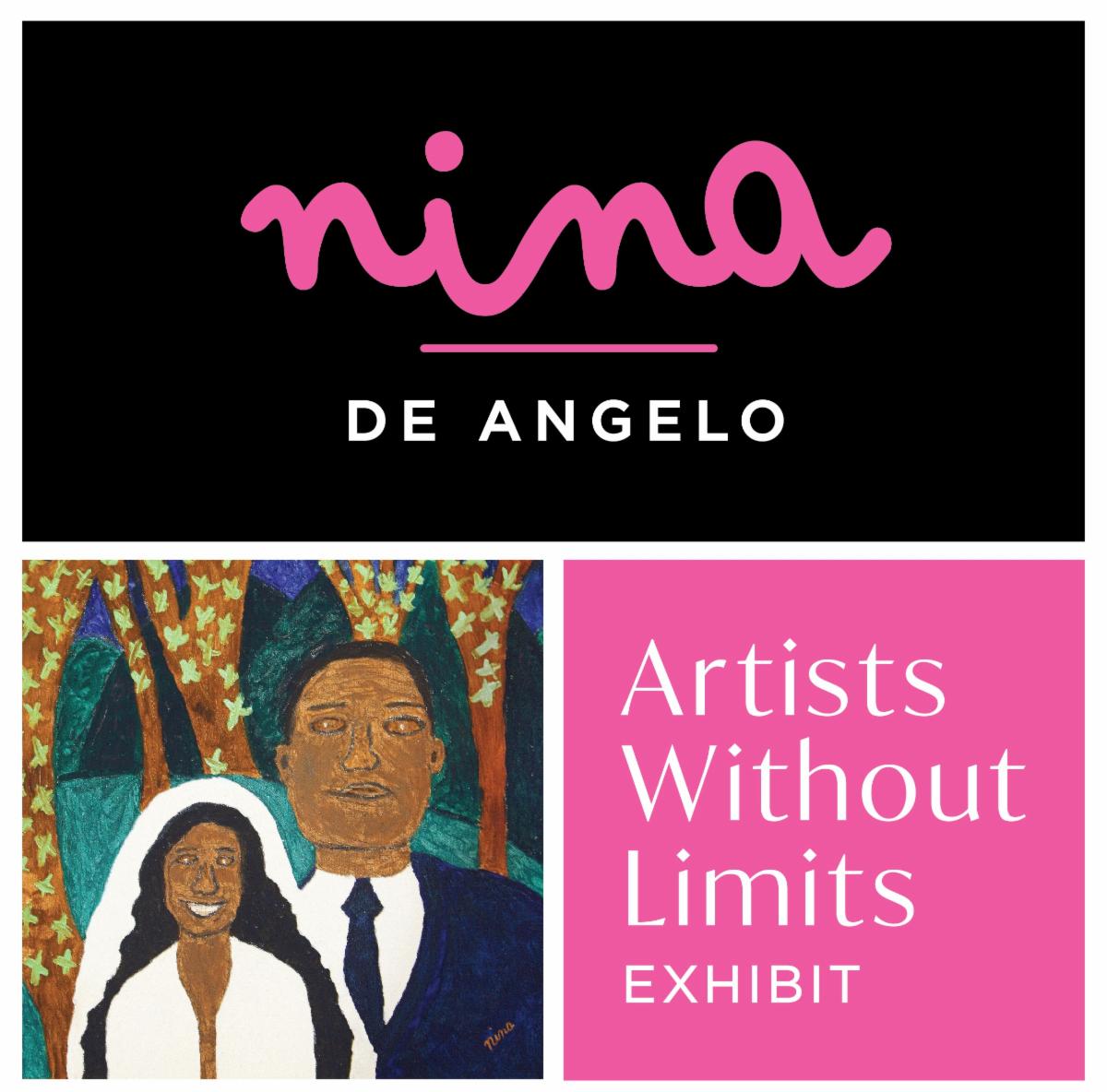 Nina De Angelo Artists Without Limits Art Exhibit logo.