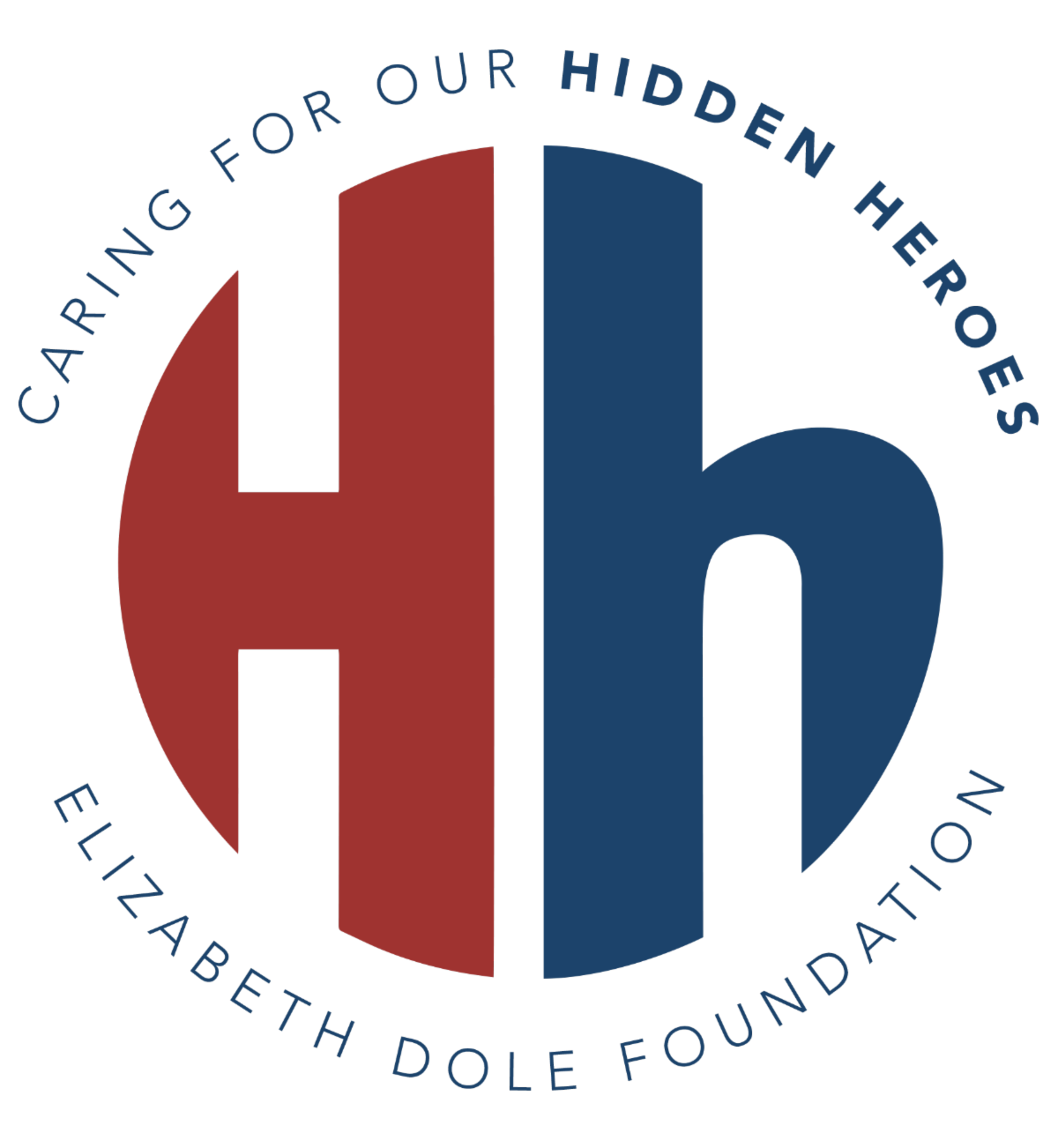 Logo for the Elizabeth Dole Foundations Hidden Heroes organization
