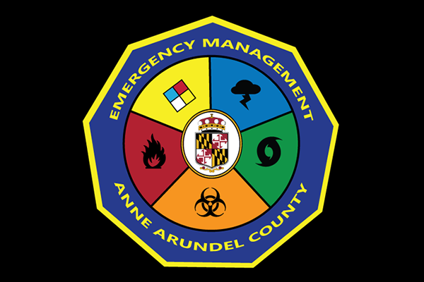 The official logo for the Anne Arundel County Office O Emergency management.