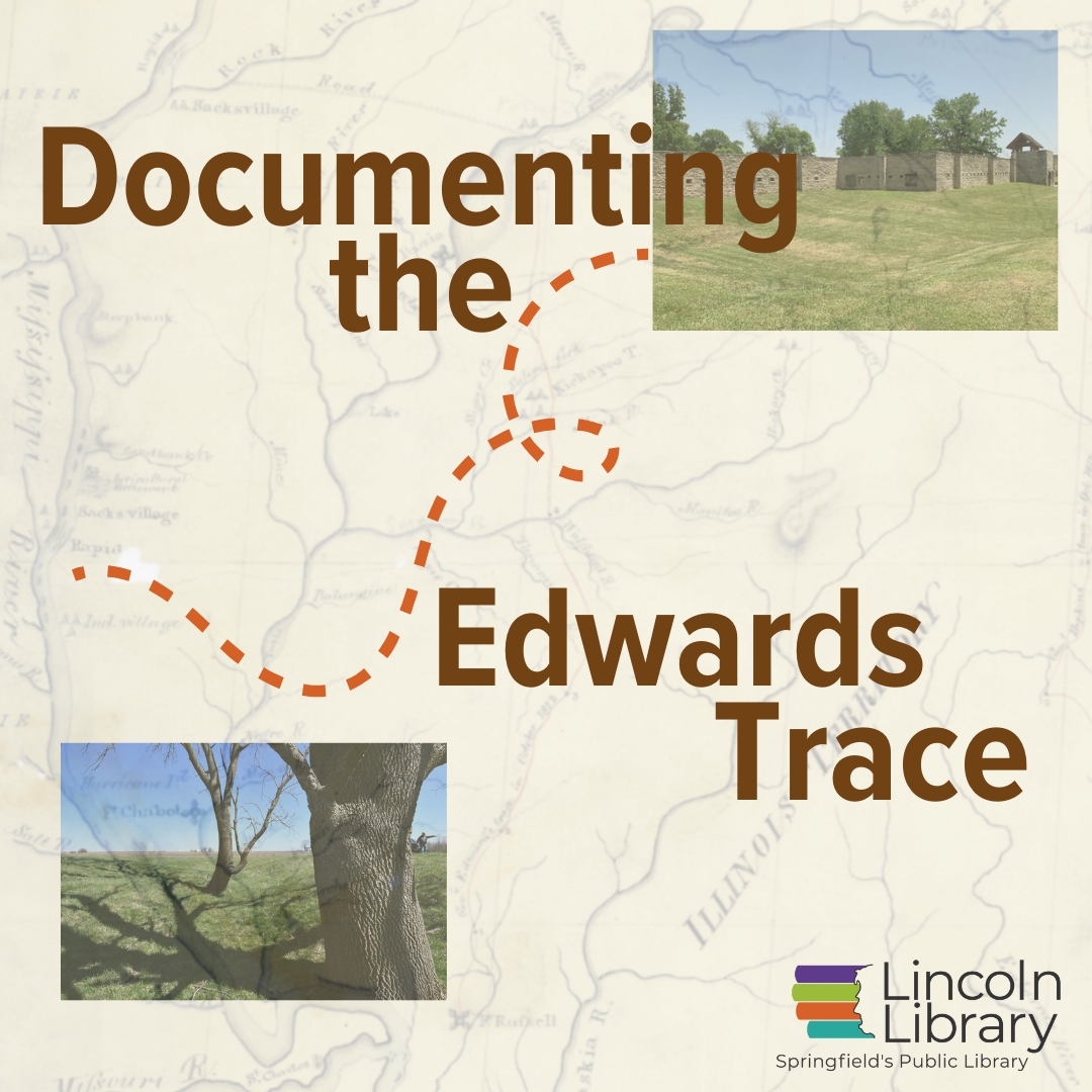 Old map with Documenting the Edwards Trace written on it