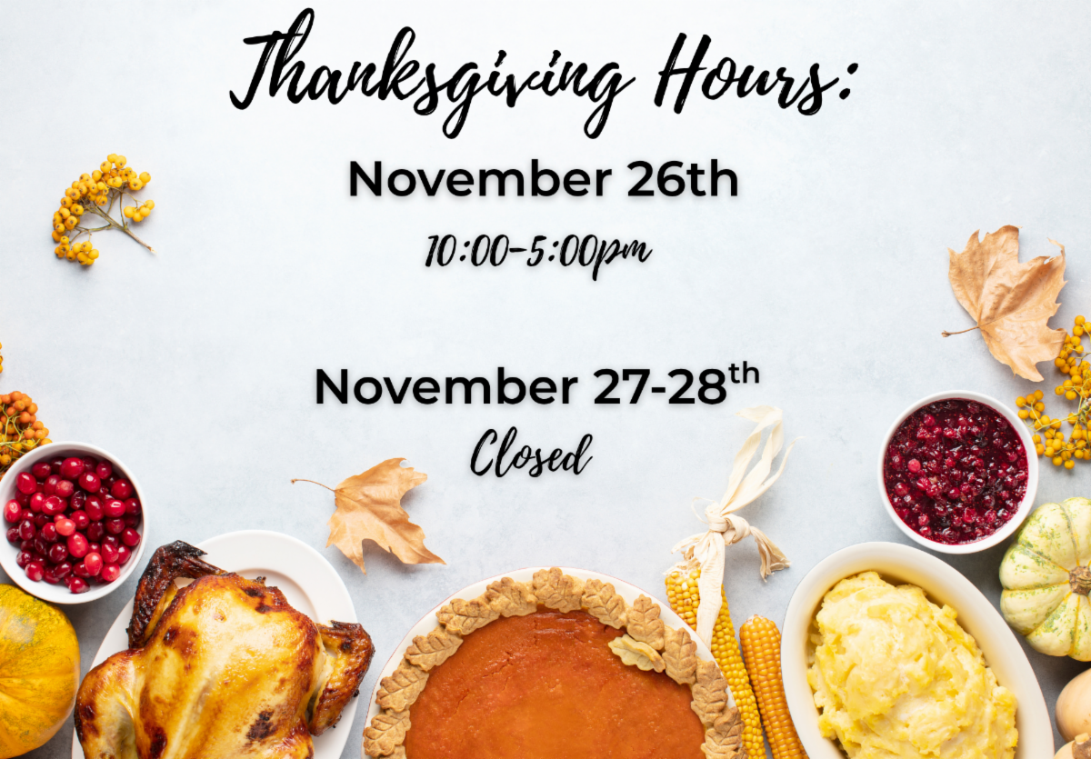Thanksgiving Hours