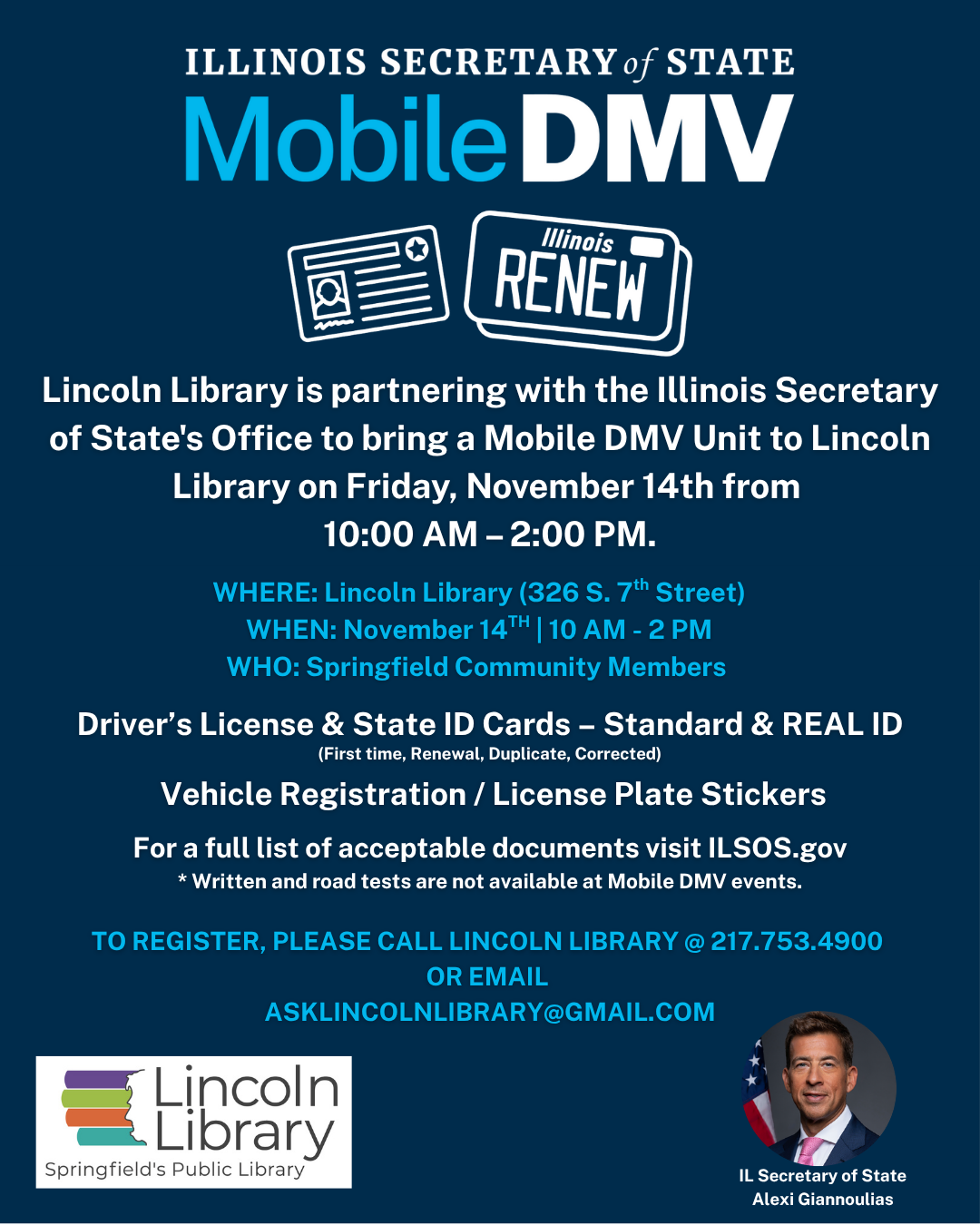 Mobile DMV Unit Flier