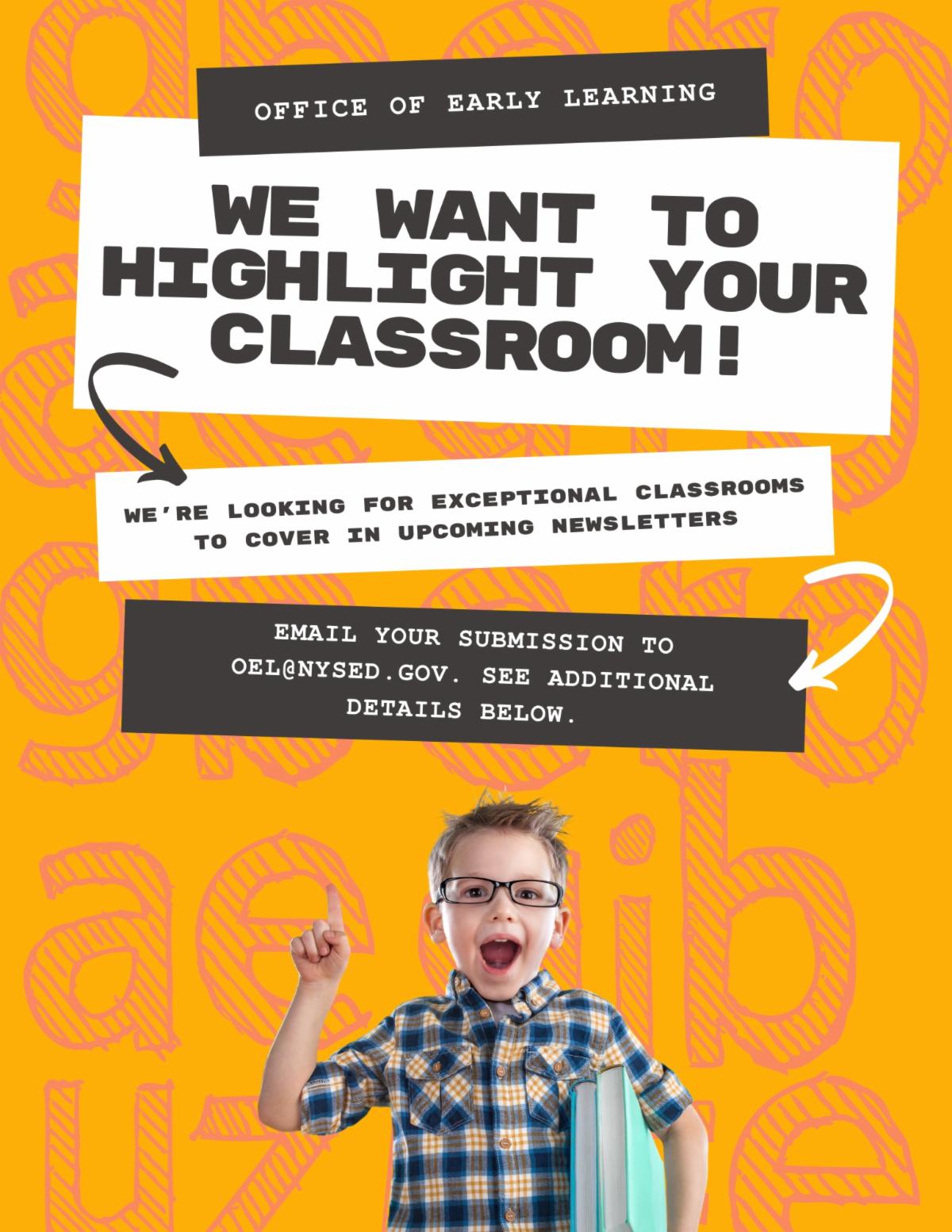 classroom highlight flyer