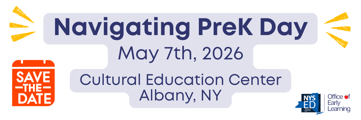 Save the date navigating prek day may 7 2026 cultural education center albany ny