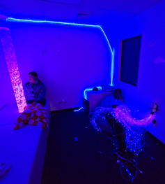 Students in sensory room