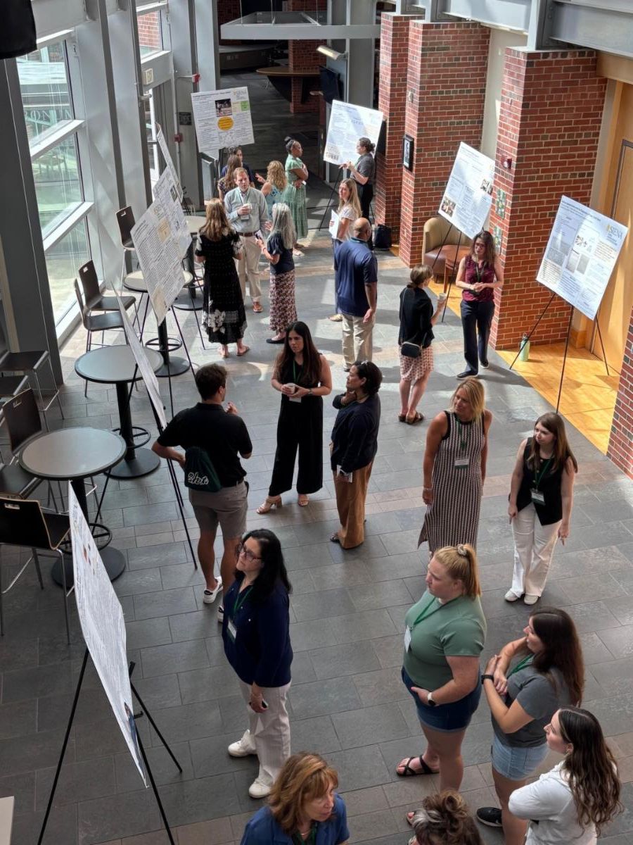 students presenting