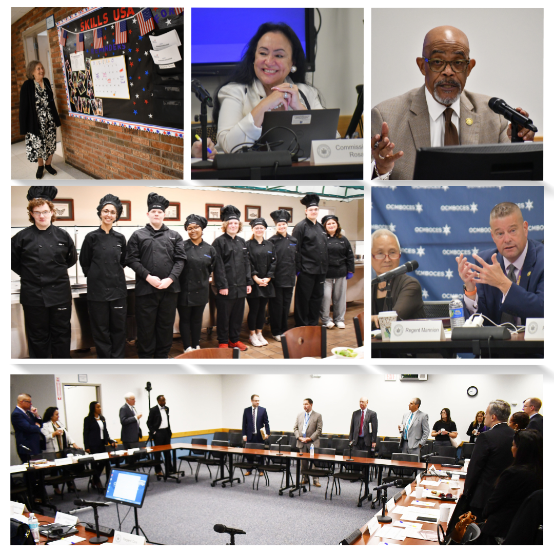 Chancellor Young and Commissioner Rosa and members of the Board of Regents and New York State Education Department staff visit Career & Technical Education classrooms and have a meeting at Onondaga Cortland Madison BOCES