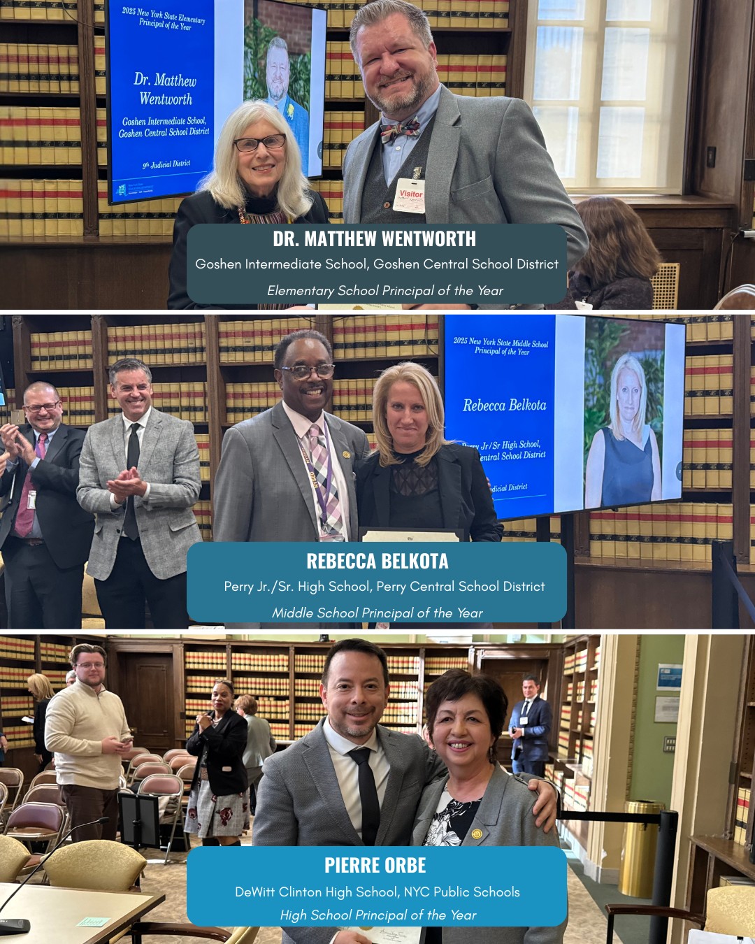 Dr Matthew Wentworth (Top) Rebecca Belkota (Middle) Pierre Orbe (Bottom)