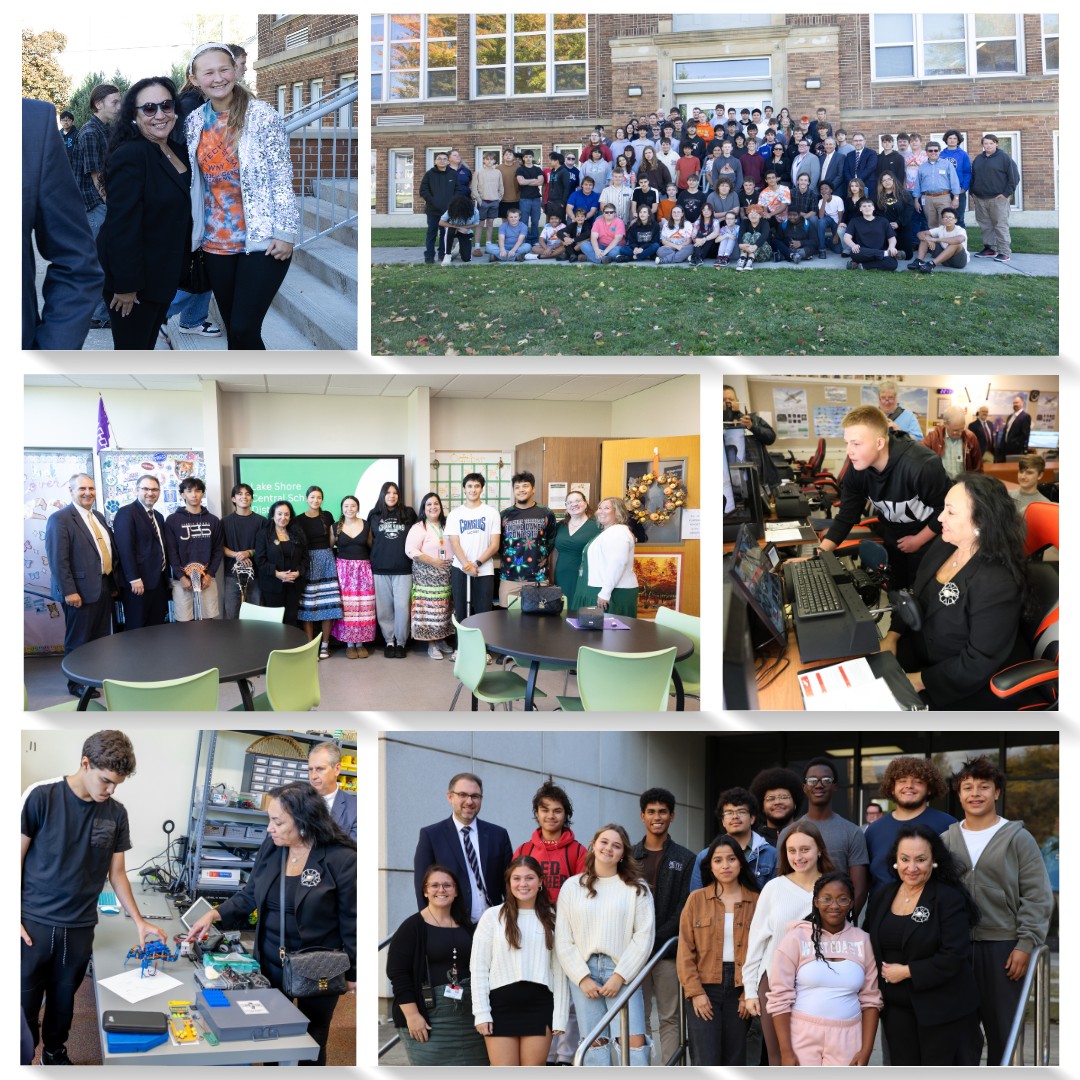 Commissioner Rosa and NYSED staff visit schools in Western NY and meet with students and educators and tour classrooms