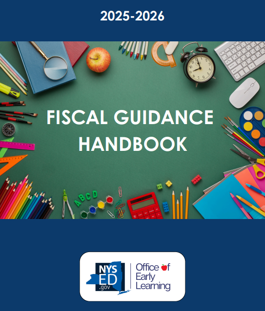 25-26 fiscal guidance handbook cover with school supply images