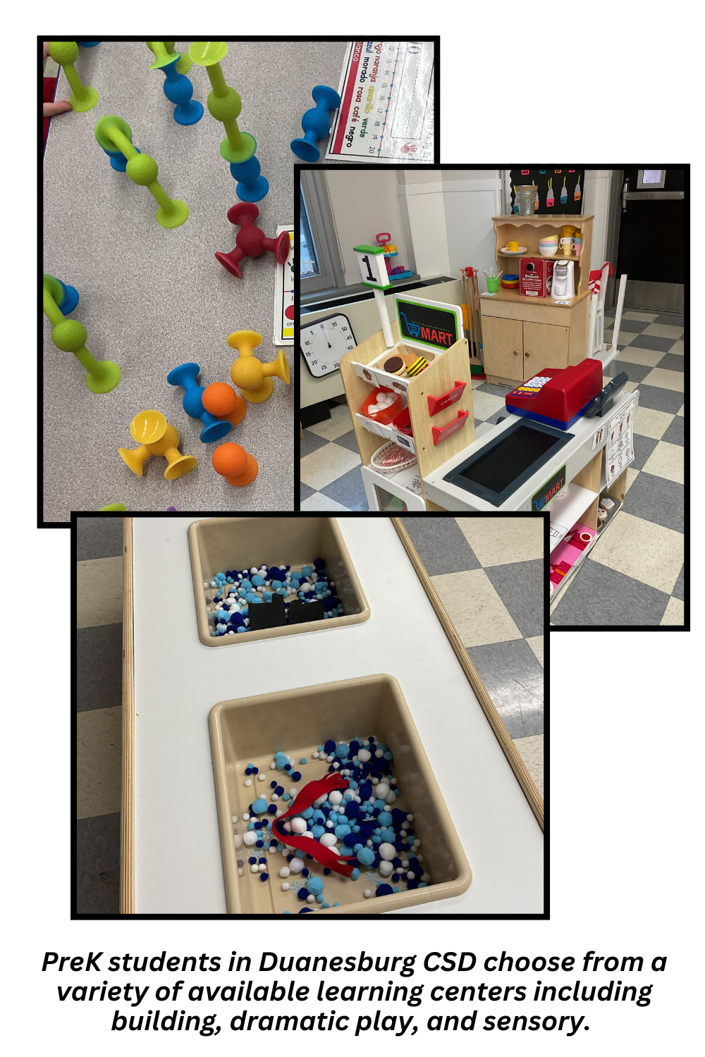 Incorporating student choice allows our students a strong sense of independence and the opportunity to manipulate their problem solving skills. Students choose centers or activities we wouldnt necessarily anticipate.